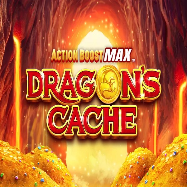 Action Boost Max Dragon's Cache by SpinPlay Games, showcased at betistaa.it – game logo