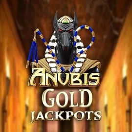 Anubis Gold Jackpots logo by Inspired Gaming at Betista Casino