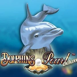 Dolphins Pearl Deluxe slot logo by Novomatic at Betista Casino
