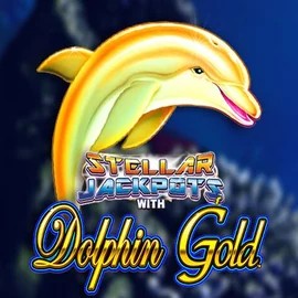Dolphin Gold with Stellar Jackpots logo – Jackpots by Lightning Box Game at Betista Casino